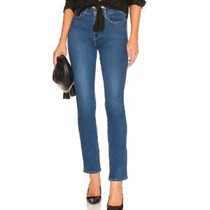 Women's Levis 724 High Rise Straight Scpt Hypersoft Jeans MSRP $98.00 NWT 25